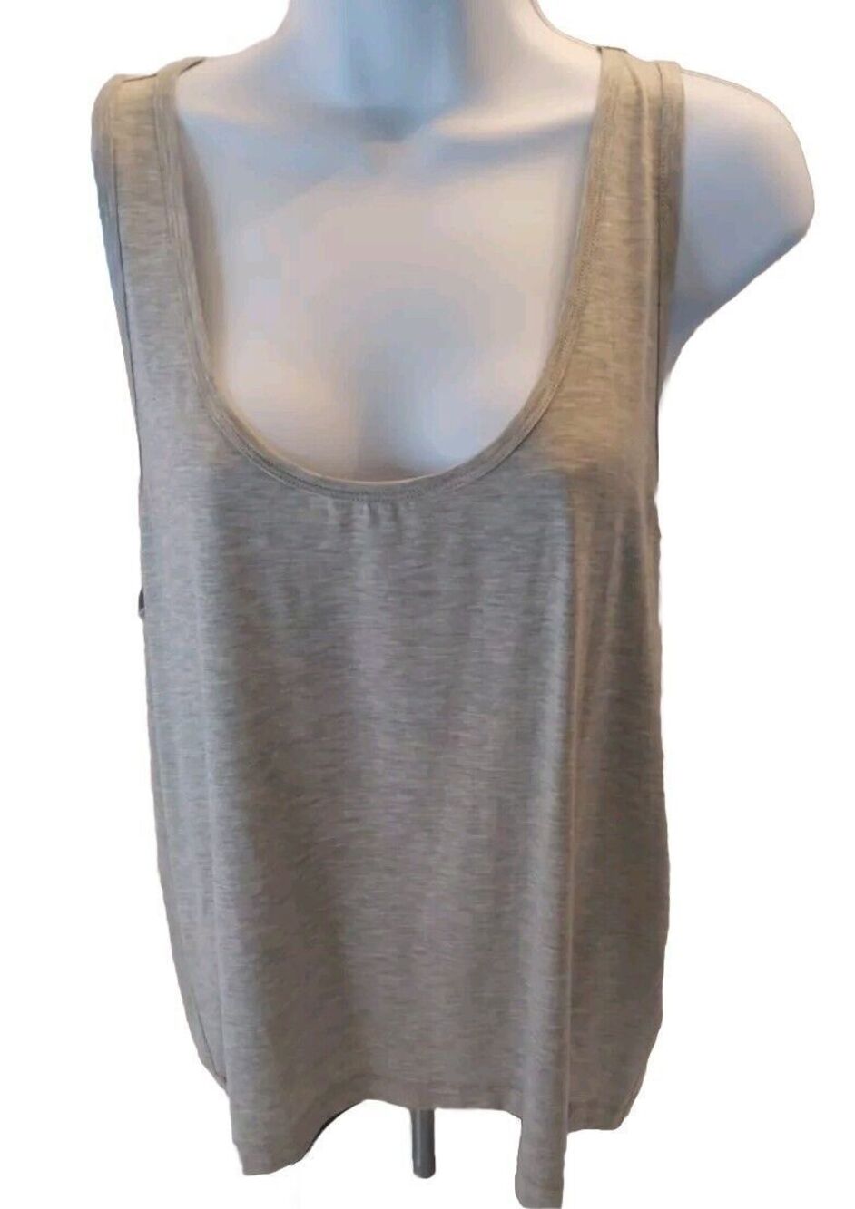 Fourlaps Surge Athletic Tank Mesh Back Sz L  37.5 Technology Gray Flowy NWT